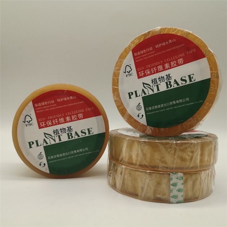 Cellulose Transparent Biodegradable Tape Eco-friendly