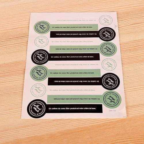 Self Adhesive Printing Factory Label Sticker