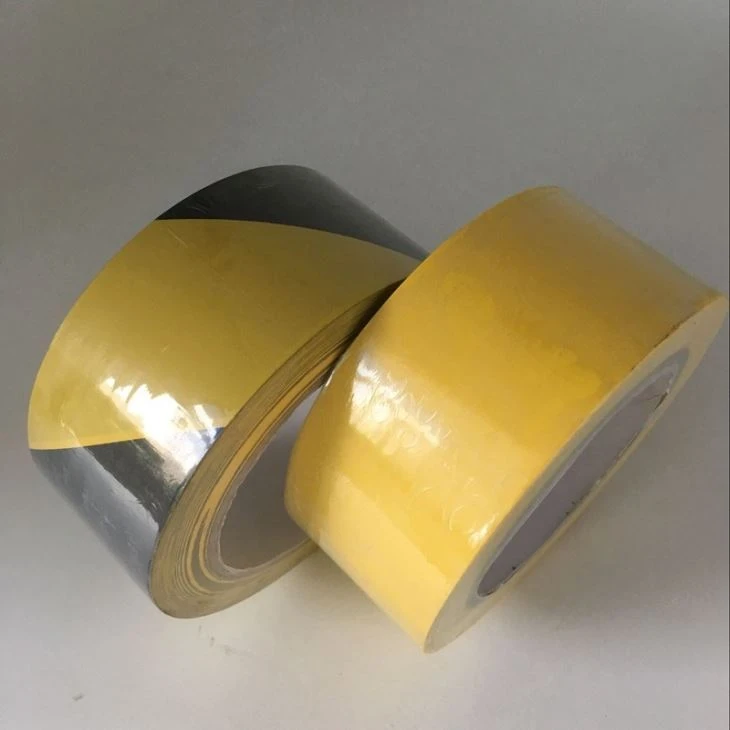 Yellow/black PVC Floor Lane Line Marking Tape Harzard Warning Tape 50mmx33m